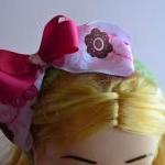 Flower Bow Headband
